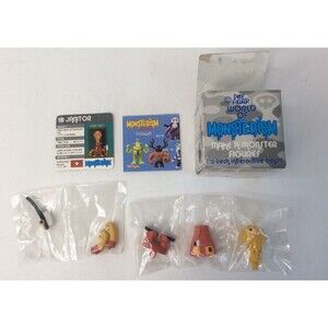 Pete Fowler World of Monsterism Make A Monster Toy Figure 18 JANITOR Orange Red